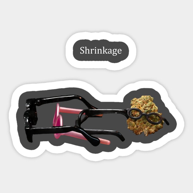 Shrinkage Jackapulco (for dark colors) - Weed Design Sticker by MrGreenGenes420